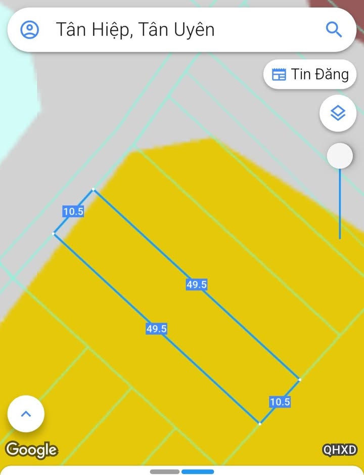Đất nền Tân Hiệp, Tân Uyên 520m² giá 3.5 tỷ - Mặt tiền đường nhựa xe tải thuận lợi!