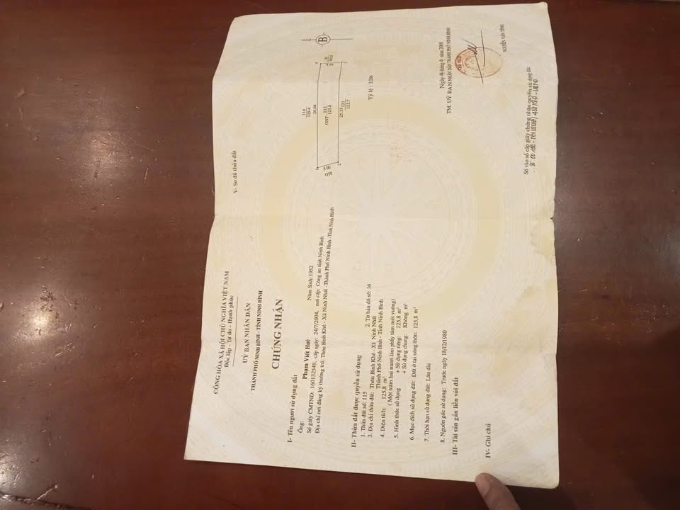 Đất nền Ninh Nhất 125m² giá thỏa thuận - Chính chủ bán gấp!