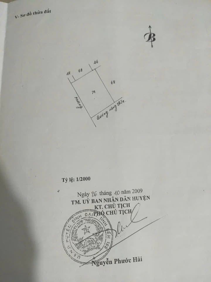 Đất vườn dừa 2829m² xã Vang Quới Đông, Bến Tre - Giá 1.415 tỷ, thương lượng ngay!