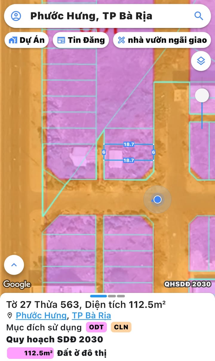 Đất nền Phước Hưng 112.5m² giá 2.6 tỷ - Sổ hồng chính chủ, vị trí đắc địa!