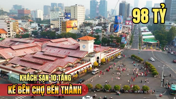 Khách sạn 10 tầng tại Chợ Bến Thành, Quận 1 - Đầu tư sinh lời ổn định!