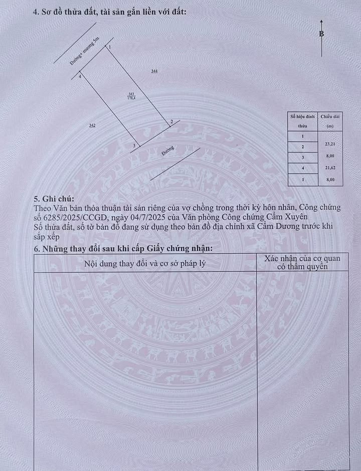 Đất nền 2 mặt tiền đường 19/5, Cẩm Dương, 176m² giá 500 triệu - Cơ hội đầu tư hấp dẫn!