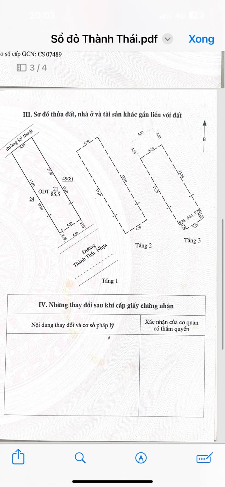 Nhà mặt tiền Thành Thái, Trần Phú, Quảng Ngãi 85m² giá 3.5 tỷ - Chính chủ bán gấp!