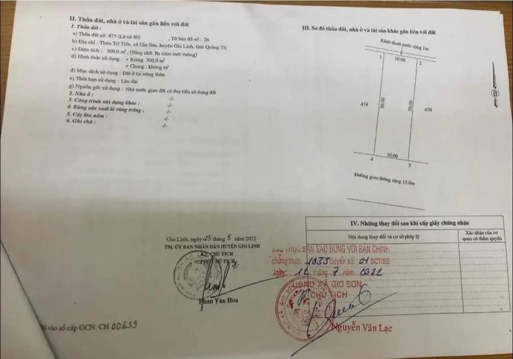 Đất thổ cư Gio Hoà 300m² giá chỉ 400 triệu - Cơ hội đầu tư tuyệt vời!