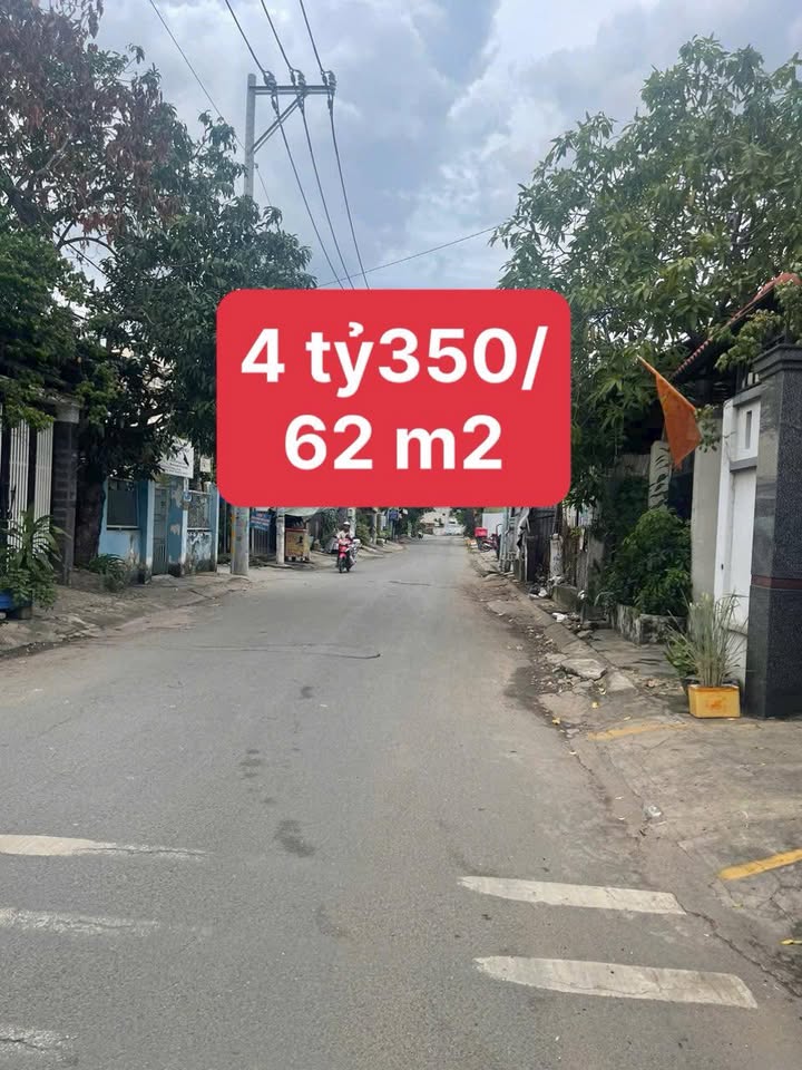Đất Trường Thọ Thủ Đức 62m² giá 4.35 tỷ - Đầu tư sinh lời tuyệt vời!