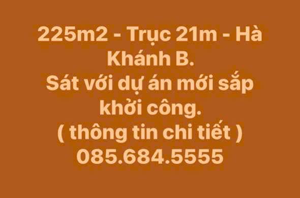 Đất nền Hà Khánh, Hạ Long 225m² - Giá thỏa thuận, cơ hội đầu tư không thể bỏ lỡ!