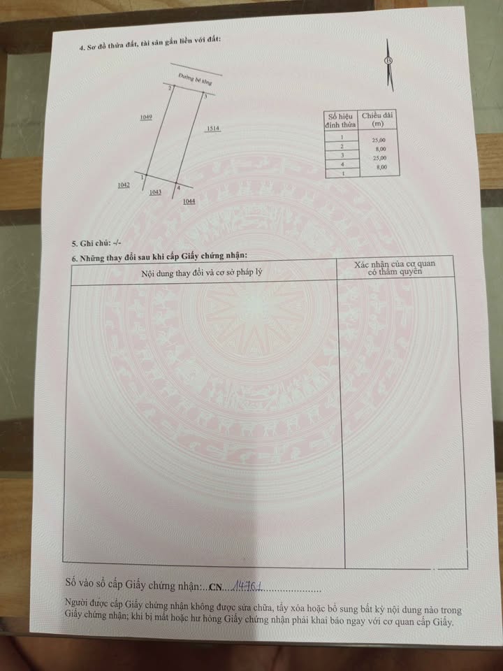 Đất thổ cư Diên Điền 400m² giá thỏa thuận - Sổ đỏ chính chủ