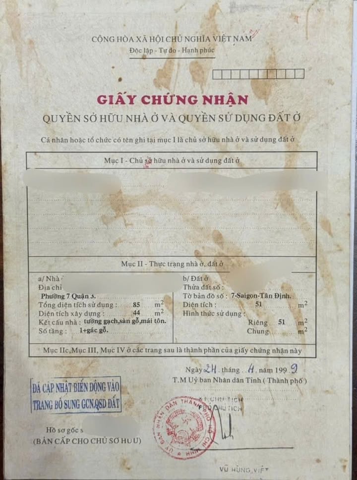 Nhà phố Quận 3 51m² giá 5.2 tỷ - KDC an ninh, yên tĩnh!