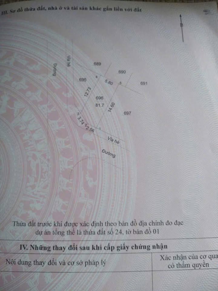 Đất dịch vụ Di Trạch Hoài Đức 82m² giá 11.48 tỷ - Vị trí đẹp, đầu tư sinh lời!