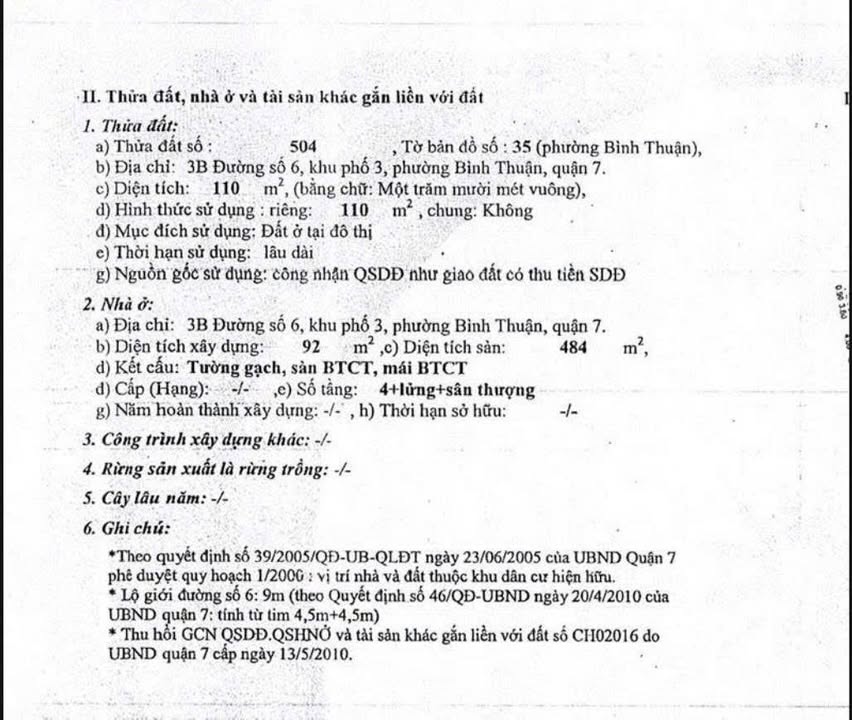 Nhà phố mặt tiền 6 tầng Quận 7 110m² giá 17 tỷ - Cơ hội kinh doanh đỉnh cao!