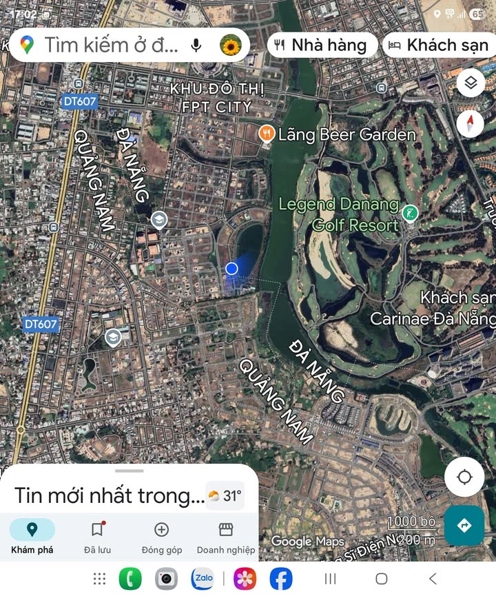 Bán lô biệt thự FPT City Đà Nẵng 670m² - View sân Golf tuyệt đẹp!