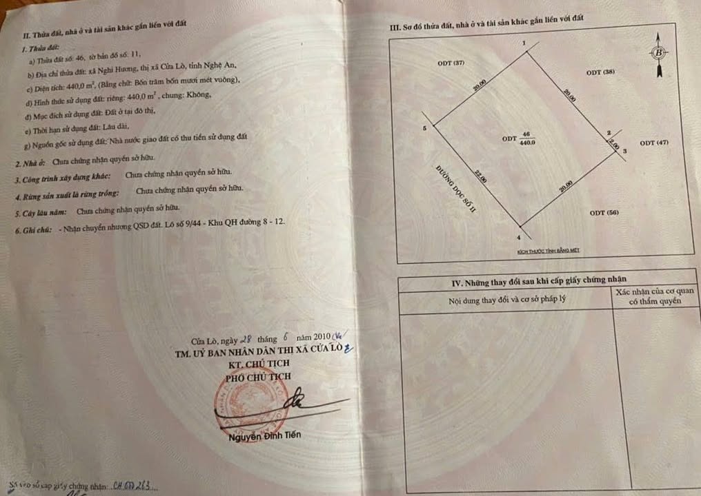 Đất mặt đường Mai Thục Loan, Cửa Lò 440m² chỉ 30.8 tỷ - Vị trí đắc địa cho kinh doanh!