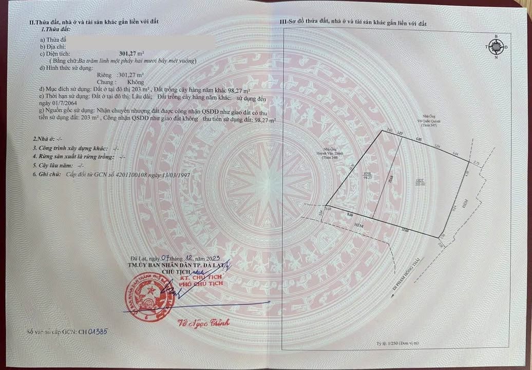 Nhà cao cấp 301m² tại Đà Lạt - Vị trí trung tâm, giá 17 tỷ!