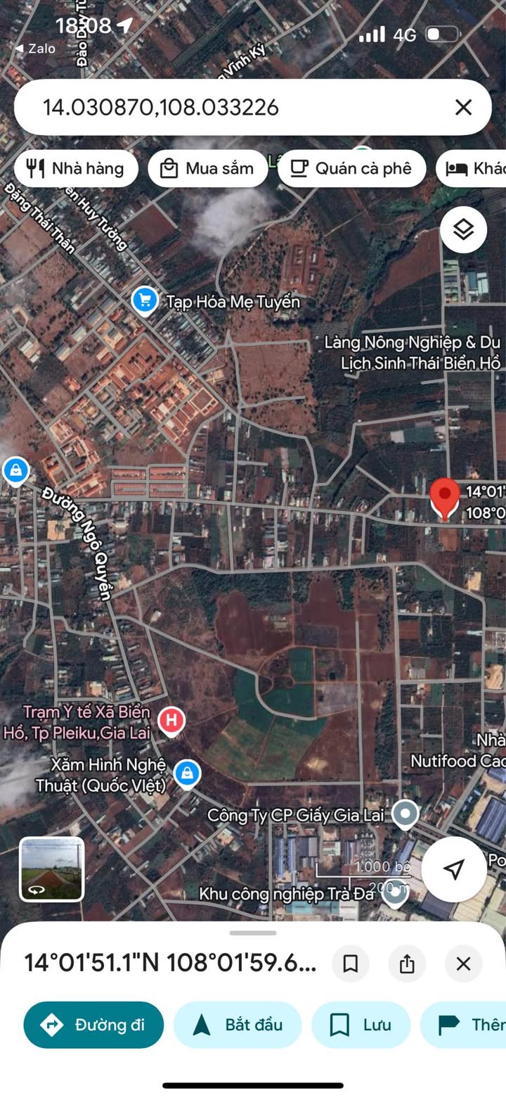 Đất mặt tiền Ngô Sĩ Liên, Pleiku 150m² giá 500 triệu - Sổ hồng chính chủ, tiện ích đầy đủ!