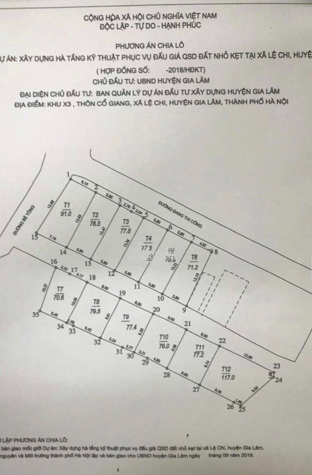 Đất nền thôn Cổ Giang, xã Lệ Chi 76m² giá 4.5 tỷ - Tiềm năng đầu tư lớn!