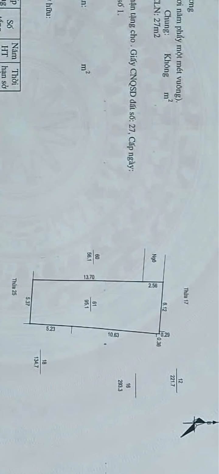 Đất nền chính chủ Ngõ 65B Lê Viết Hưng, Hải Dương 95m² - Giá chỉ 1.7 tỷ!