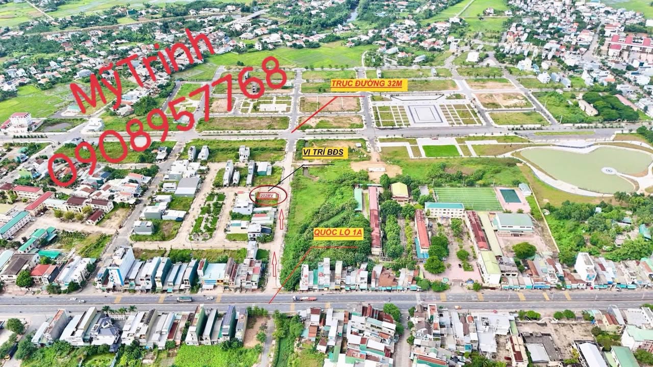 Đất nền lô góc mặt tiền Nguyễn Thiệu 202,5m² giá 2 tỷ - Cơ hội đầu tư tốt!