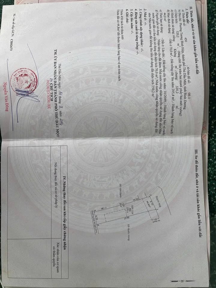 Đất nền Chánh Hiệp, Thủ Dầu Một 8m² giá 1.3 tỷ - Cơ hội đầu tư tuyệt vời!