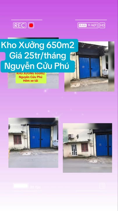 Cho thuê kho xưởng đường Nguyễn Cửu Phú, Bình Chánh 600m² giá 25 triệu - Không thể bỏ lỡ!