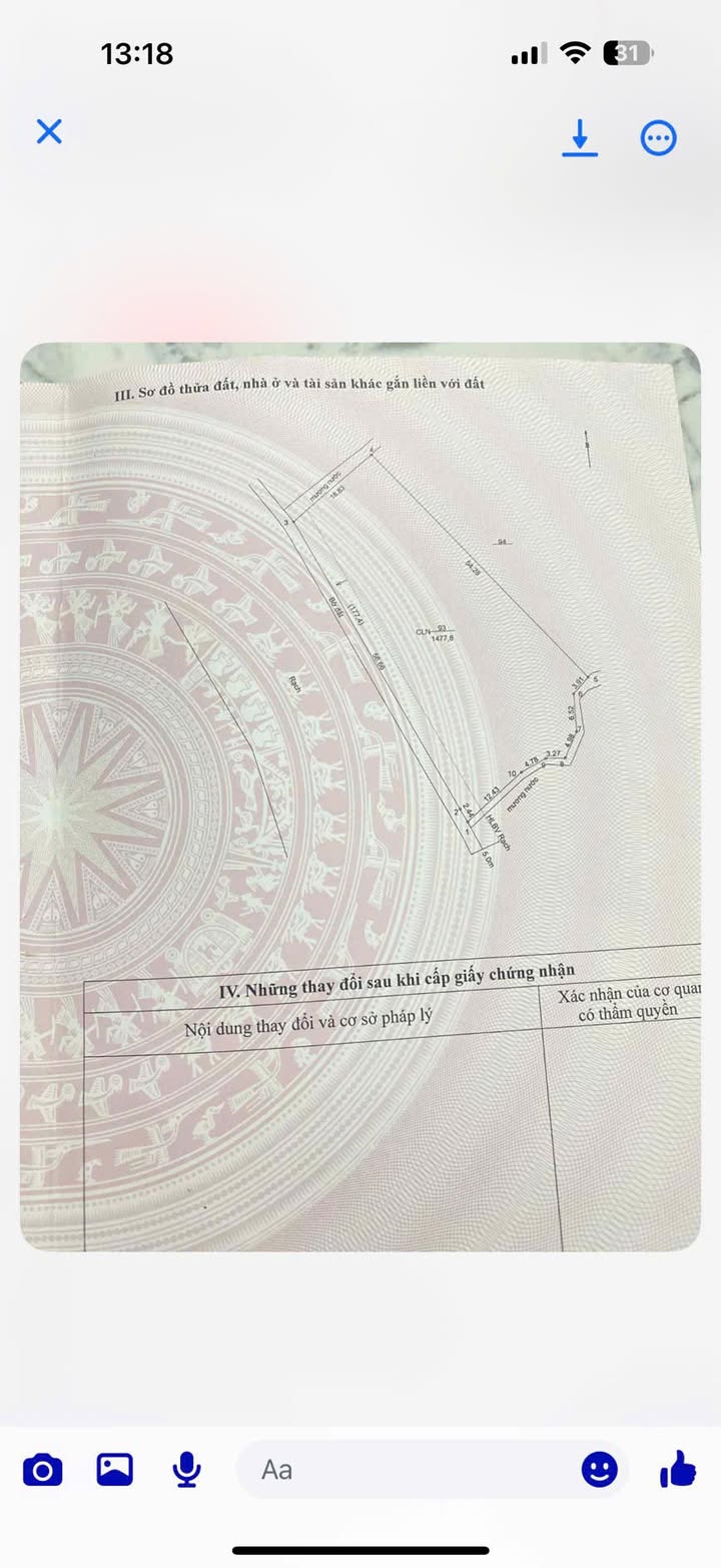 Đất nền Phú An, Bến Cát 1478m² giá chỉ 1.478 tỷ - Đầu tư sinh lời cao!