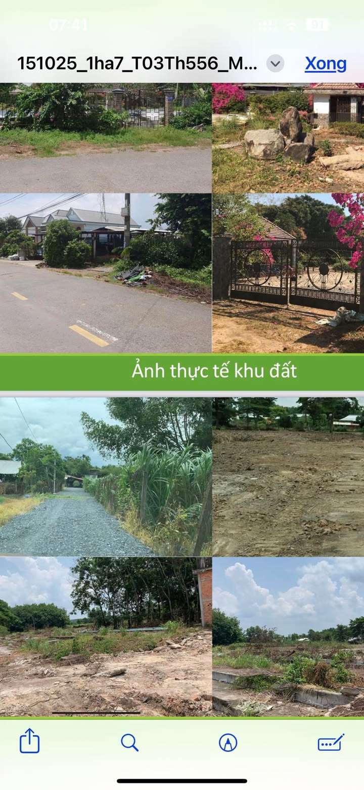 Đất nền chính chủ Củ Chi 17.000m² giá 59.5 tỷ - Cơ hội đầu tư sinh lời!