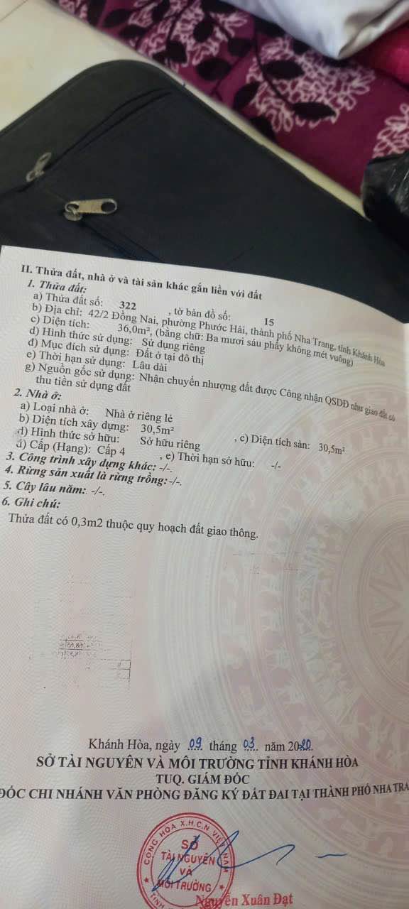 Bán nhà hẻm Đồng Nai, Nha Trang 36m² giá 2.5 tỷ - Sổ hồng chính chủ!