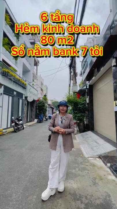 Nhà phố 6 tầng Gò Vấp 80m² giá 12.8 tỷ - Hẻm xe tải thông kinh doanh