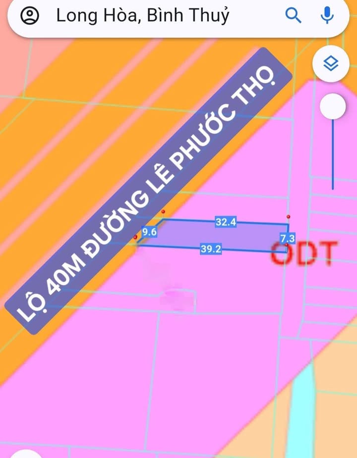 Đất nền 256m² mặt tiền đường Lê Phước Thọ - Giá 5 tỷ - Đầu tư sinh lời ngay!