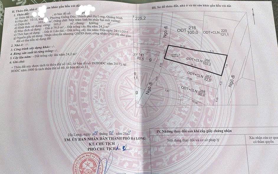 Đất khu 3A Giếng Đáy - 103m² giá 1.7 tỷ - Sổ đỏ chính chủ, ô tô vào tận cửa!