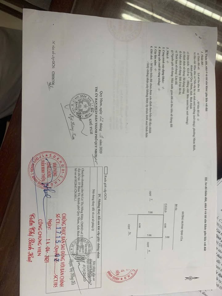 Đất nền đường Huỳnh Tịnh Của, Quy Nhơn 42m² - Gần biển, không khí trong lành!