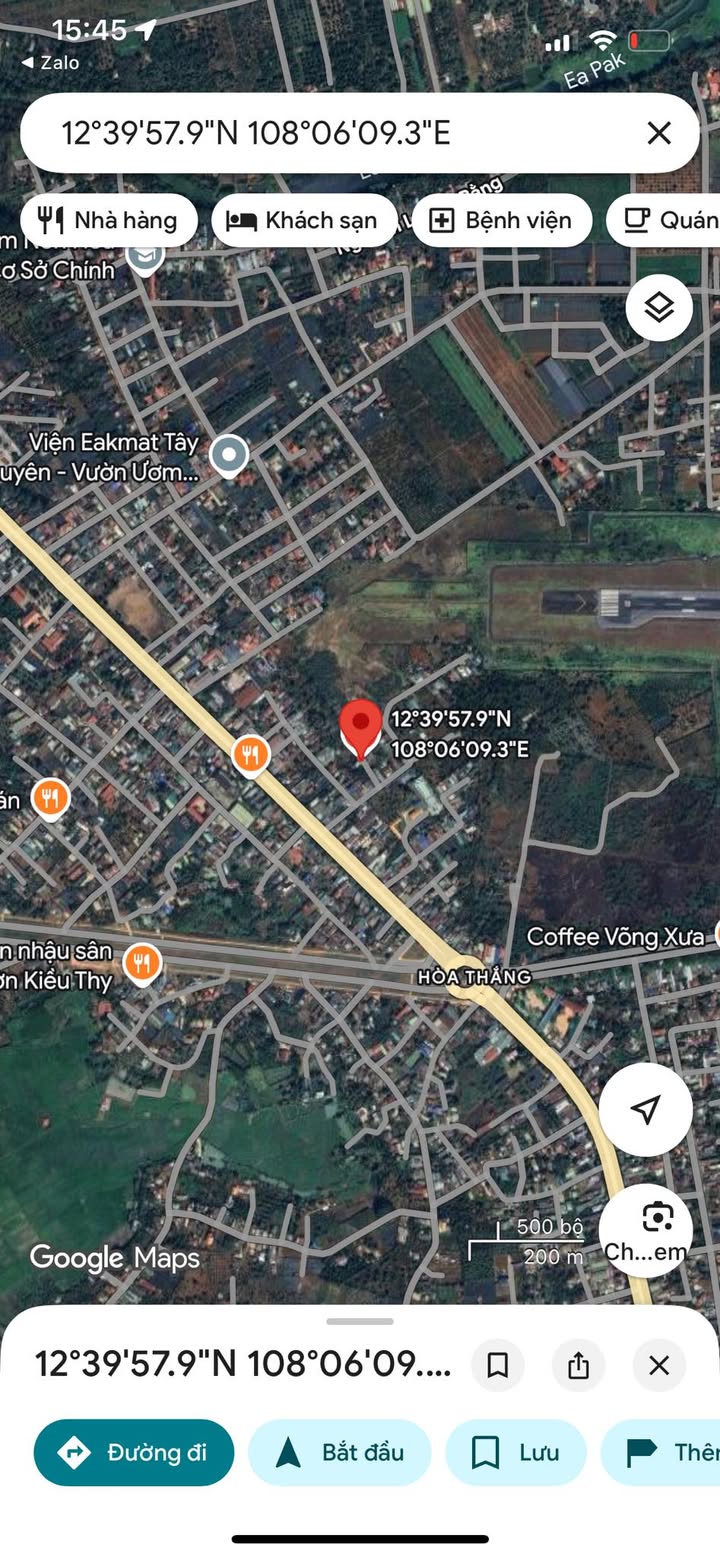 Đất nền Tân Lập, Buôn Ma Thuột 120m² giá 1.6 tỷ - Cơ hội đầu tư tốt!