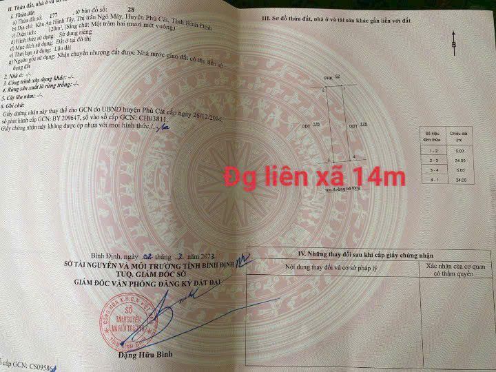 Đất nền Phù Cát 120m² giá 559 triệu - Đầu tư sinh lời ngay!