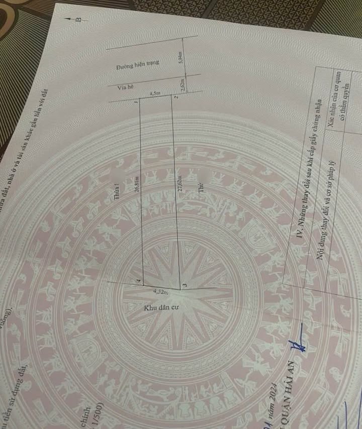 Đất nền TĐC Quân Khu 3 Hải Phòng 122m² - View công viên thoáng mát!