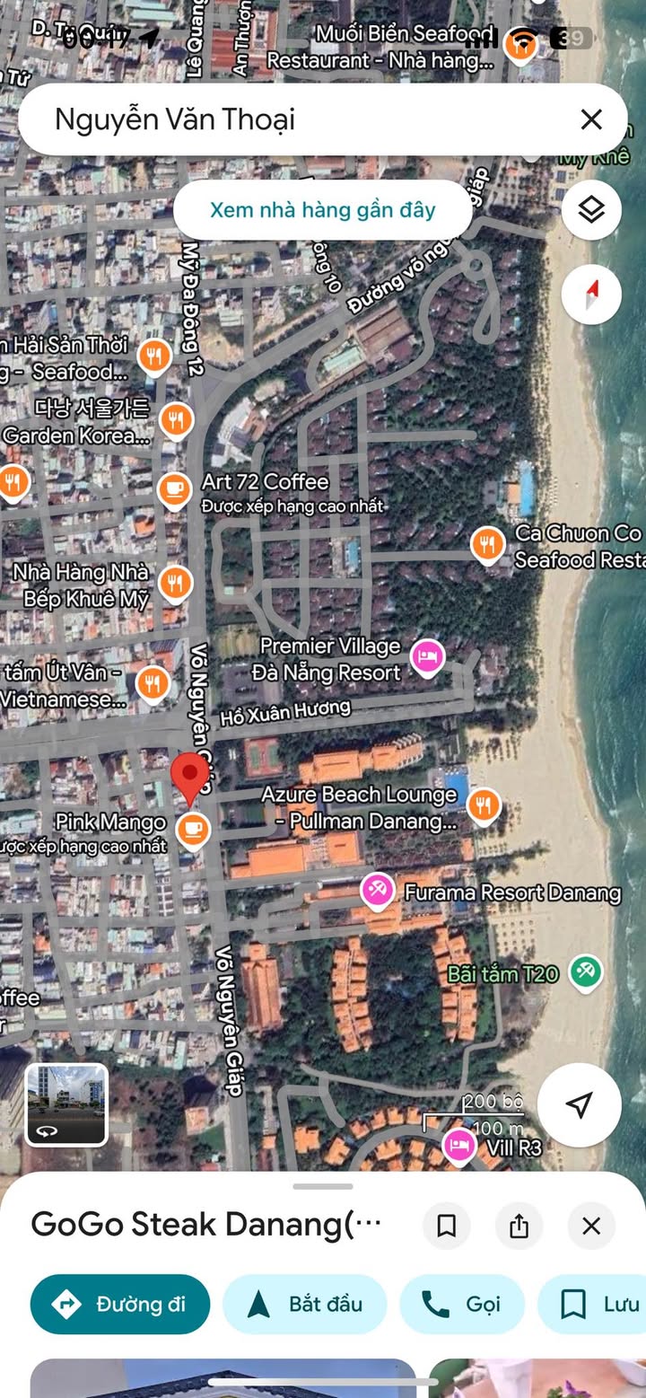 FrontHouse Đường Võ Nguyên Giáp 280m² giá 86 tỷ - Đối diện Resort Pullman