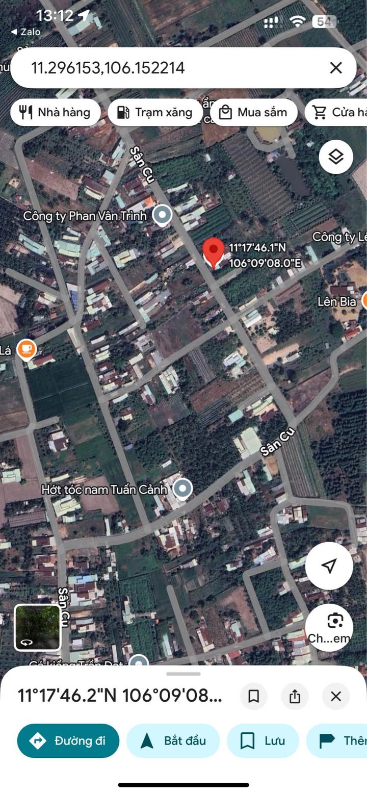 Đất nền Sân Cu, Long Hoa, Hòa Thành 152m² giá 300 triệu - Đầu tư sinh lời ngay!