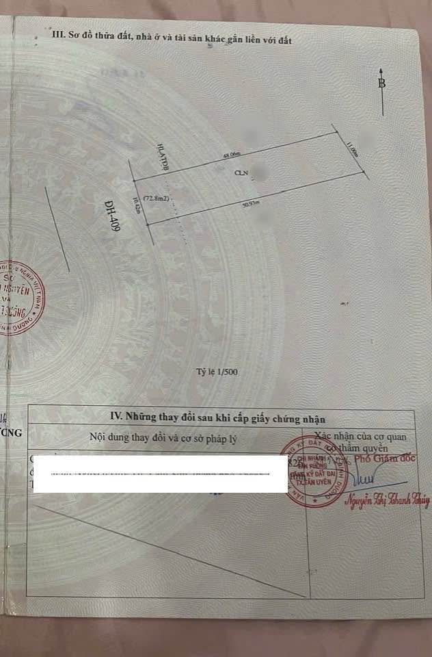 Đất mặt tiền đường DH 409, Vĩnh Tân, 515m² giá 5 tỷ - Cơ hội đầu tư tuyệt vời!