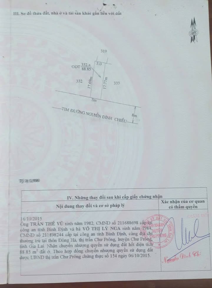 Đất thổ cư 180m² đường Nguyễn Đình Chiểu, Chư Prông chỉ 1.3 tỷ - Tiềm năng phát triển cao!