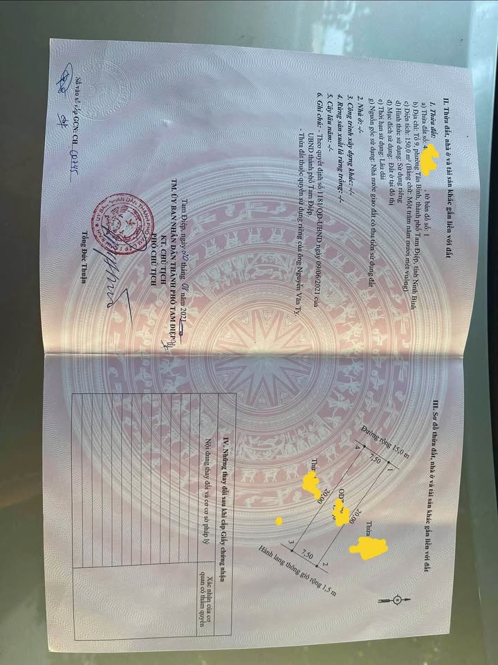 Đất nền Tân Bình Tam Điệp 150m² giá thỏa thuận - Đường rộng 20m, gần trường học!