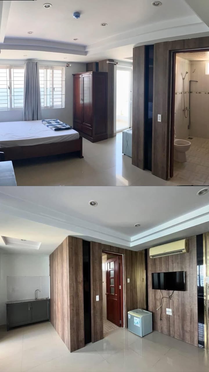 Phòng cho thuê mặt đường biển Phạm Văn Đồng Nha Trang giá 4 triệu - Không chung chủ, an ninh tốt!