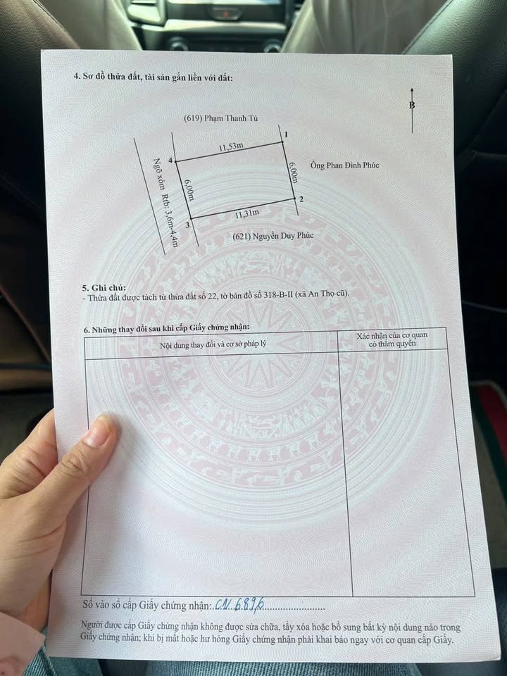 Đất nền An Thọ, An Lão 68m² giá 700 triệu - Cơ hội đầu tư hấp dẫn!