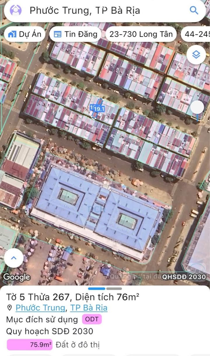 Nhà phố mặt tiền Lê Quý Đôn Bà Rịa 76m² giá 8 tỷ - Đầu tư sinh lời ngay trung tâm!