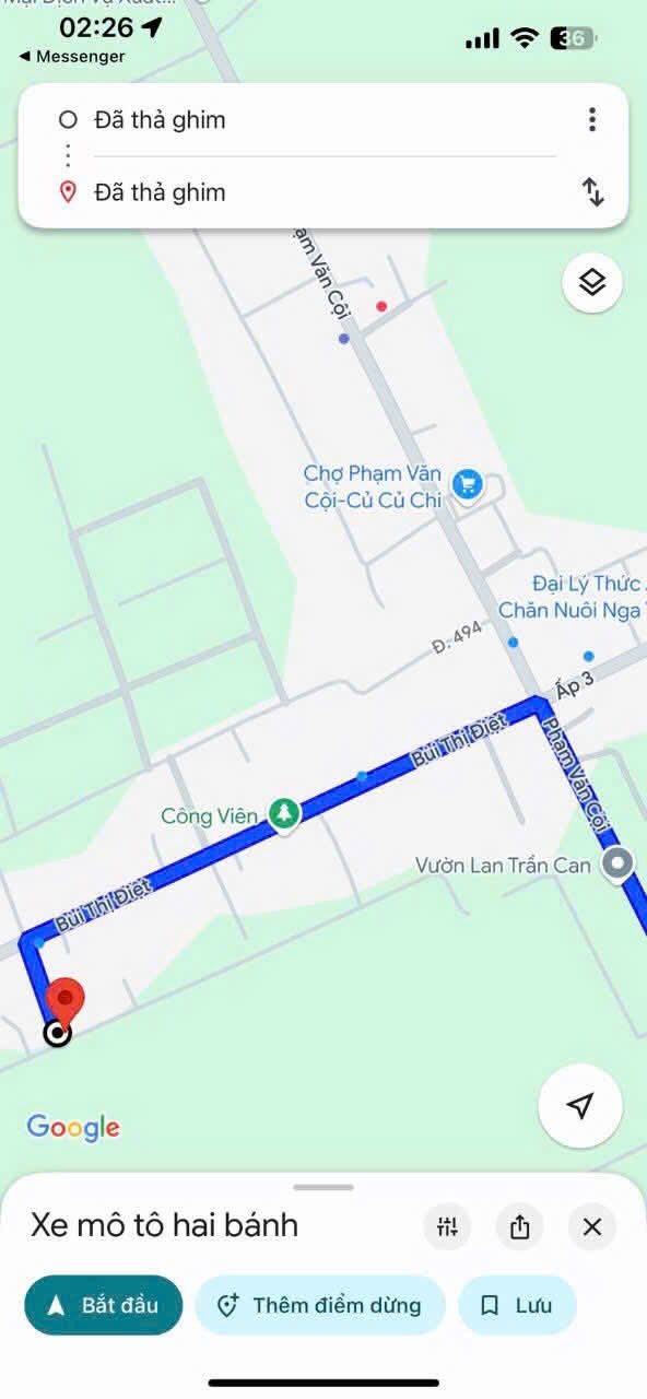 Đất nền Củ Chi 120m² giá 1.2 tỷ - Bán gấp chính chủ!