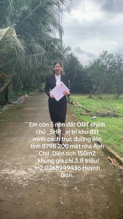 Đất ODT mặt tiền đường Mỹ Phong, 85m² giá 530 triệu - Sổ hồng chính chủ!