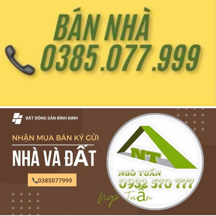 Bán nhà mặt tiền đường Lương Thế Vinh, TP. Quy Nhơn 65m² giá 4.19 tỷ - Vị trí đắc địa thuận lợi kinh doanh!