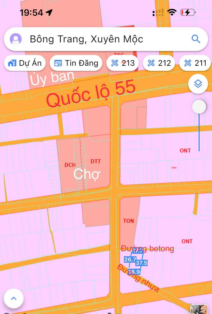 Đất Bông Trang Xuyên Mộc 537m² giá 2.6 tỷ - Vị trí đắc địa gần biển!