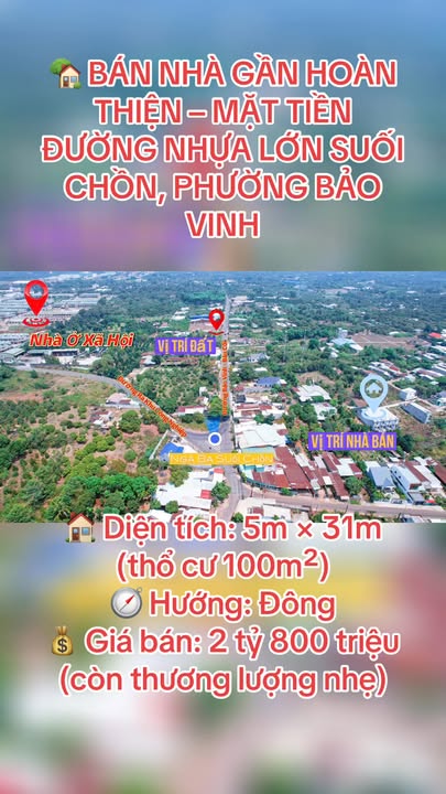 Nhà phố Bảo Vinh - Long Khánh 155m² giá 2.8 tỷ - Hoàn thiện đẹp, sẵn sàng ở!