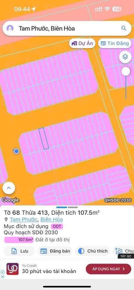 Lô đất Tín Nghĩa Tam Phước 105m² chỉ 2.3 tỷ - Sổ đỏ chính chủ, vị trí đẹp!