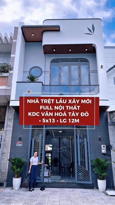 Nhà riêng KDC Văn Hóa Tây Đô, Cái Răng, Cần Thơ - Diện tích 65m², đầy đủ nội thất, giá thỏa thuận!