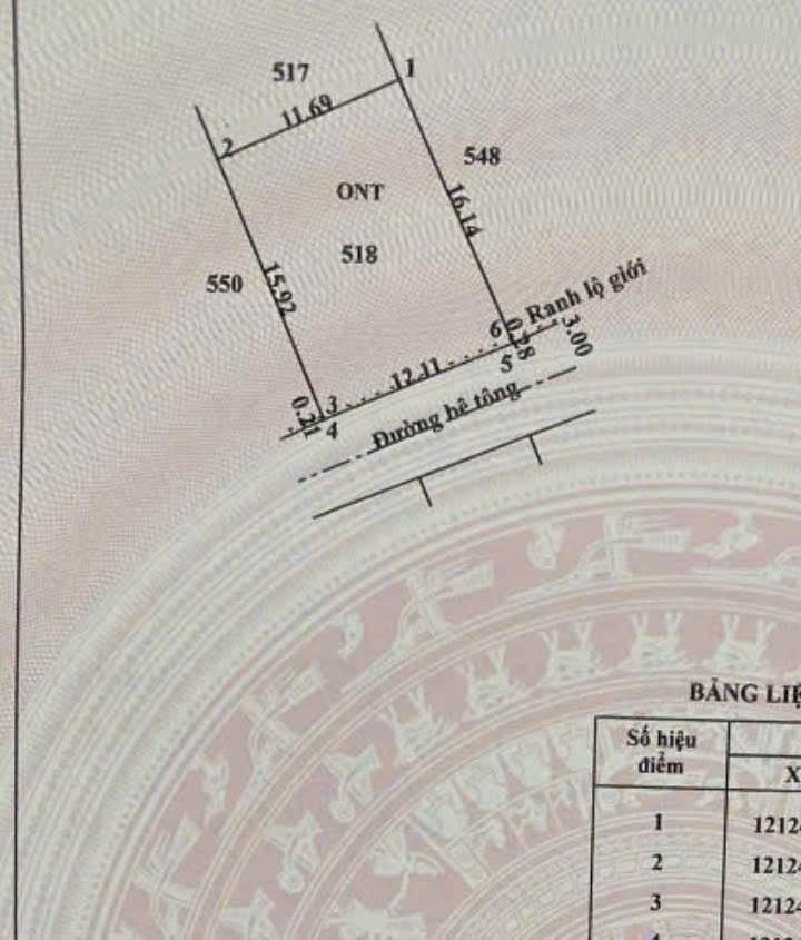 Đất nền Củ Chi 245m² giá 4 tỷ - Khu dân cư đông đúc!