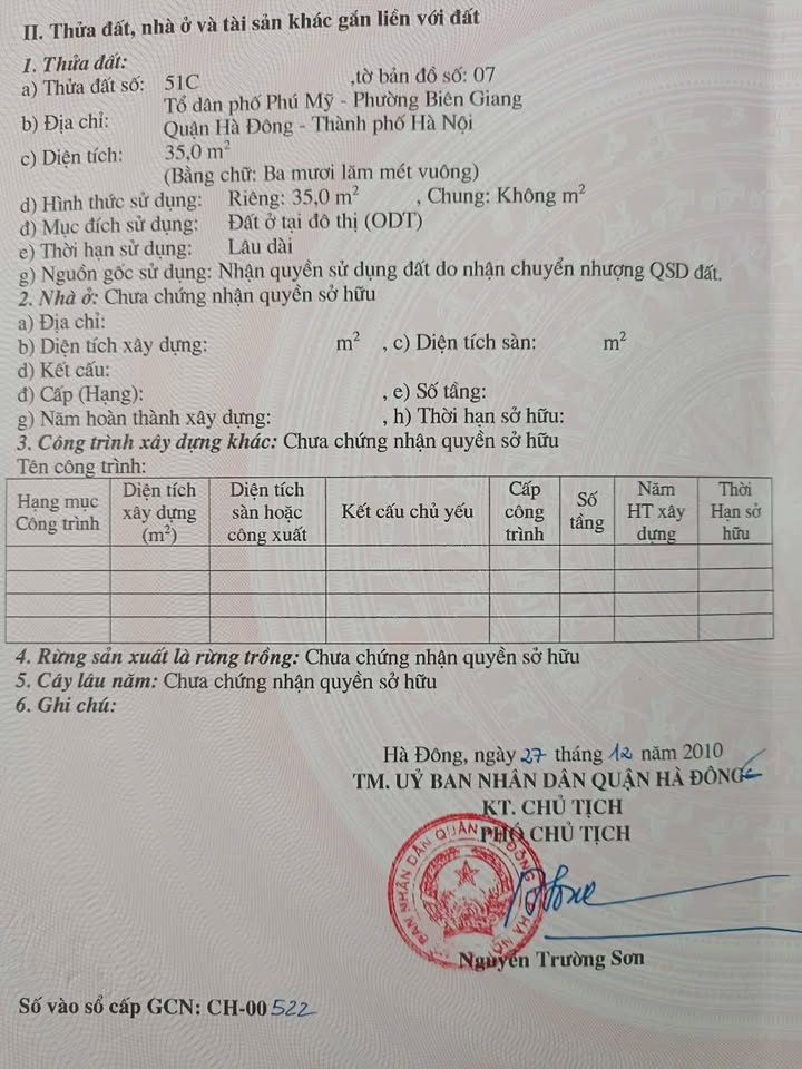 Đất Biên Giang Hà Đông 35m² giá 1.9 tỷ - Ô tô vào tận đất!